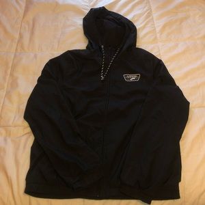 Black Vans Windbreaker